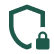Ícone de escudo com cadeado representando segurança reforçada na computação em nuvem